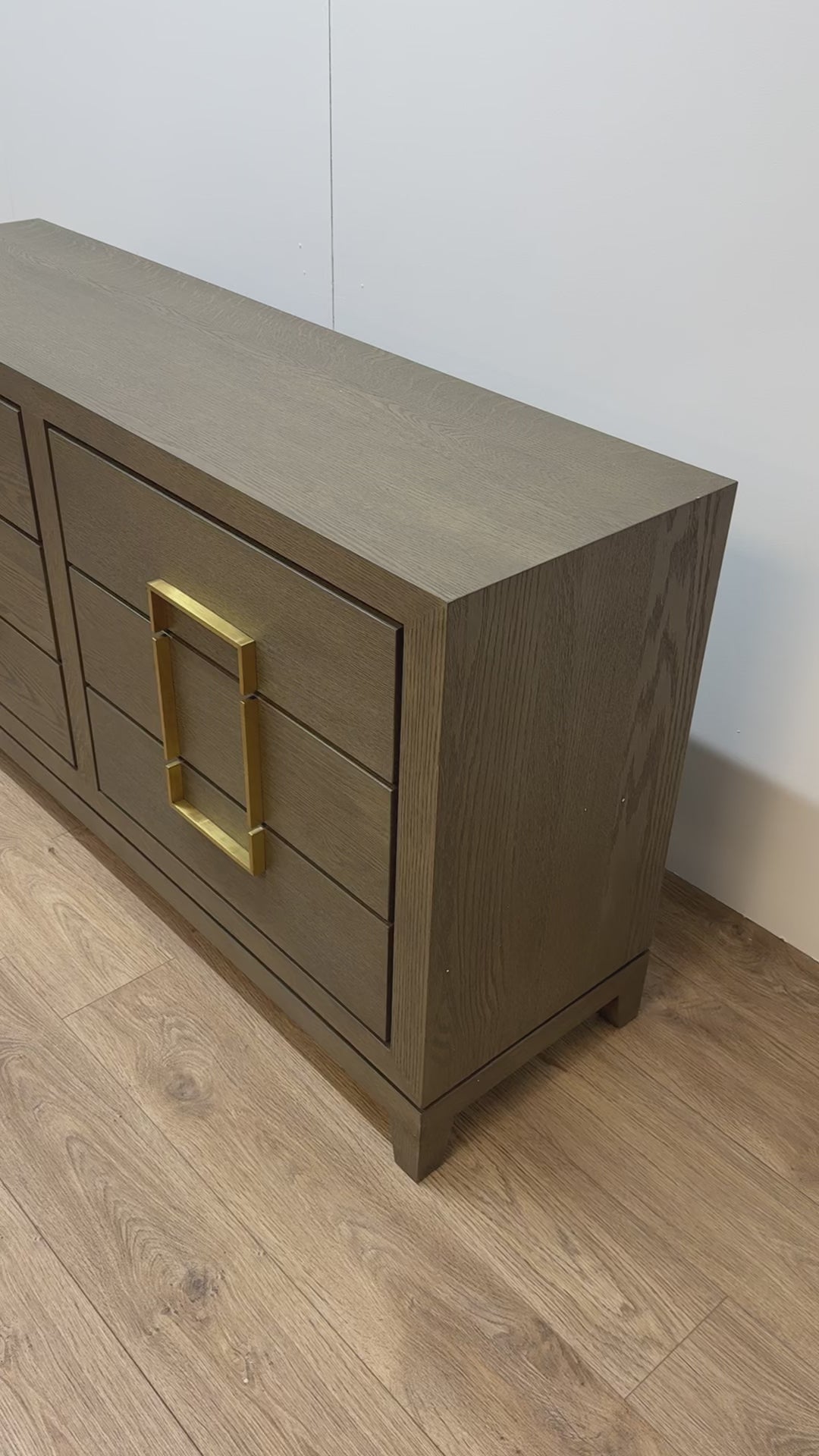 Berkeley Designs Lucca 6 Drawer Chest in Grey/Taupe - OUTLET