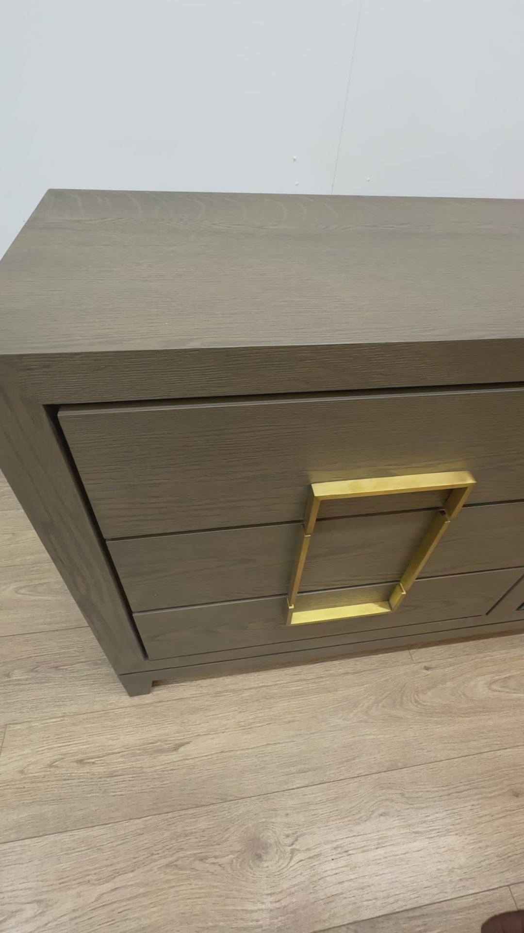 Berkeley Designs Lucca 6 Drawer Chest in Grey/Taupe - OUTLET