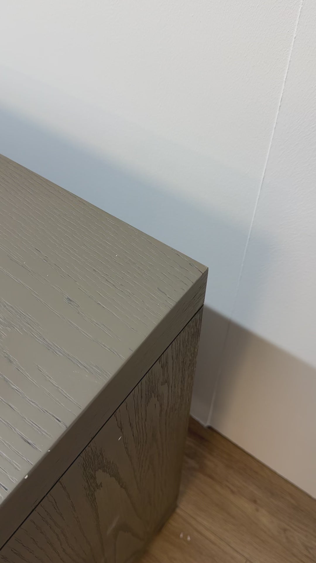 Berkeley Designs Cassis Grey Taupe Oak 4 Door Sideboard - OUTLET