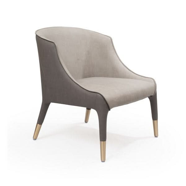 Tommy Franks Completo Lounge Chair - Biscuit   Nicholas John Interiors