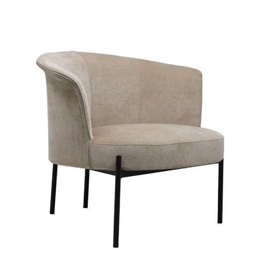 Senso Lounge Chair - Biscuit   Nicholas John Interiors