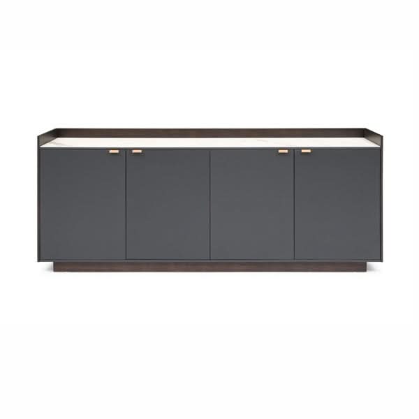 Tommy Franks Saviour Buffet - Anthracite   Nicholas John Interiors