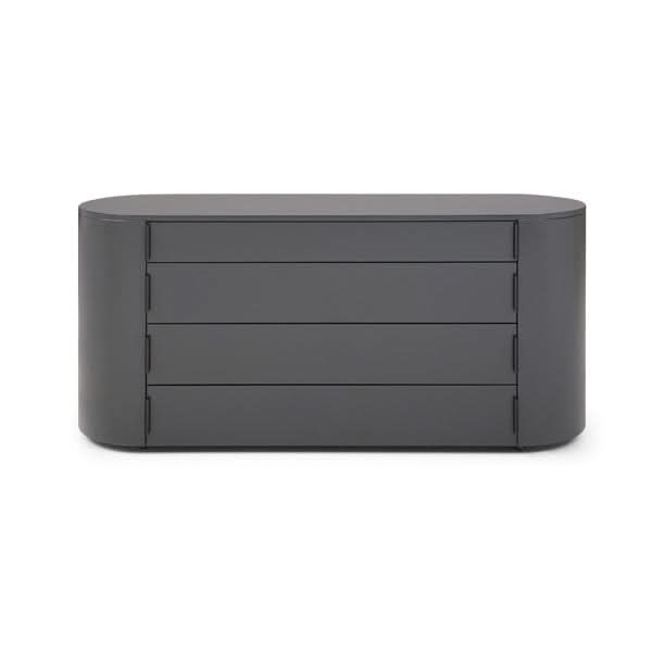 Tommy Franks Sims Dresser - Matte Dark Grey   Nicholas John Interiors