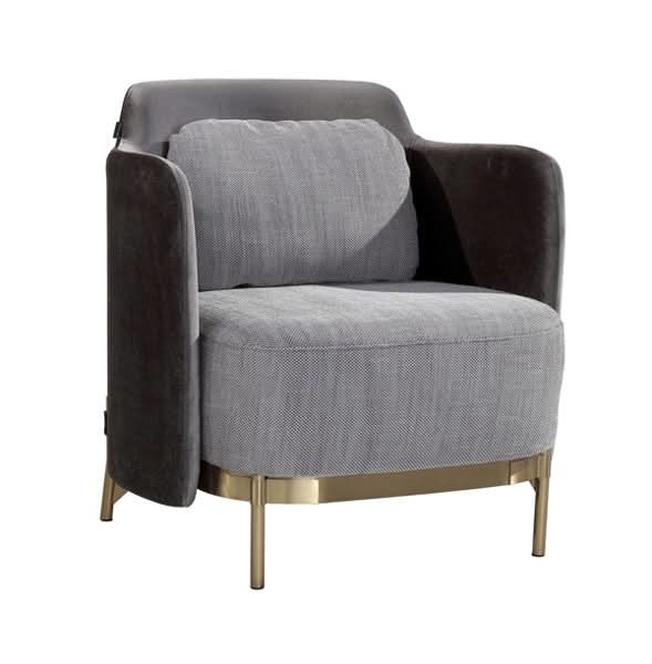 Tommy Franks Gemma Lounge Chair - Grey   Nicholas John Interiors