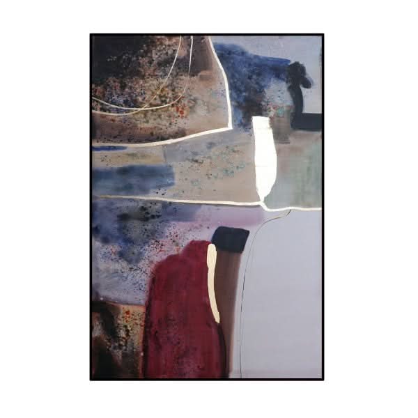 Tommy Franks Agate Wall Art Oil Painting   Nicholas John Interiors