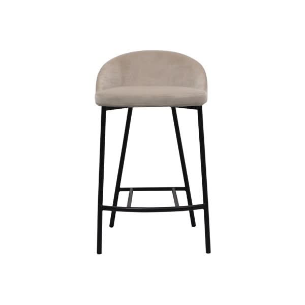 Tommy Franks Tux Counter Stool - Taupe   Nicholas John Interiors