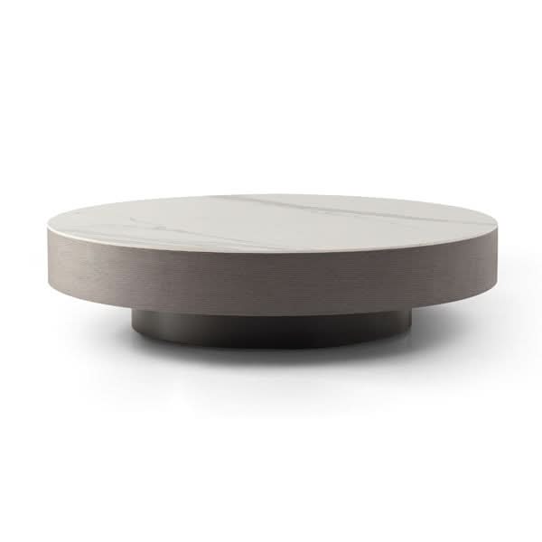 Tommy Franks Coin Coffee Table in Pewter   Nicholas John Interiors