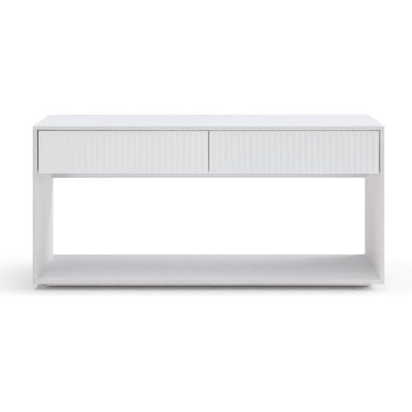 Tommy Franks Costine Console Table - White   Nicholas John Interiors