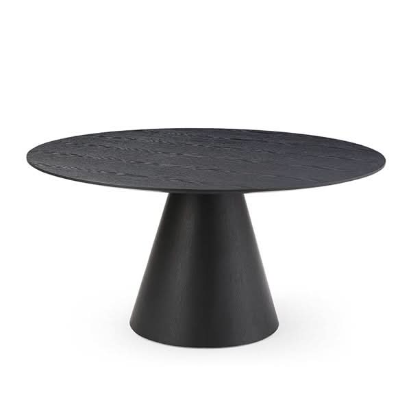 Tommy Franks Tavamo 150 Dining Table - Black Oak   Nicholas John Interiors