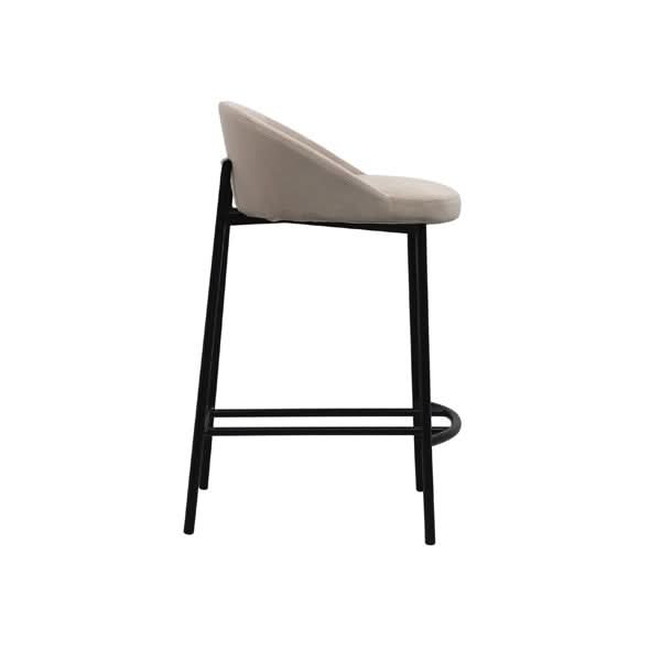 Tommy Franks Tux Counter Stool - Taupe   Nicholas John Interiors