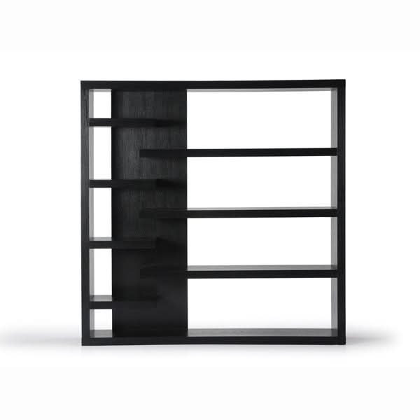 Tommy Franks Fiocchi Book Shelf - Black Oak   Nicholas John Interiors