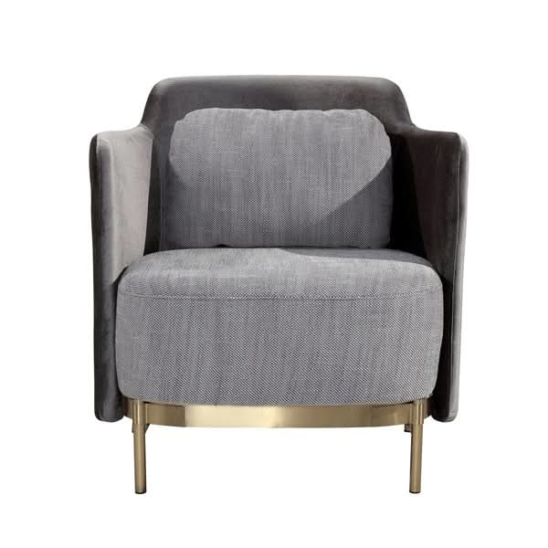Tommy Franks Gemma Lounge Chair - Grey   Nicholas John Interiors