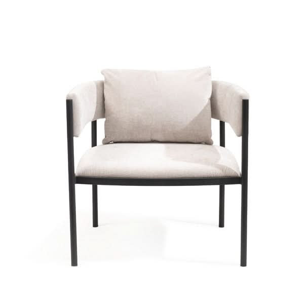Tommy Franks Envie I Lounge Chair - Giselle Grey Beige   Nicholas John Interiors