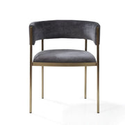 Tommy Franks Envie II Dining Chair - Set of 2 - Giselle Dark Charcoal   Nicholas John Interiors