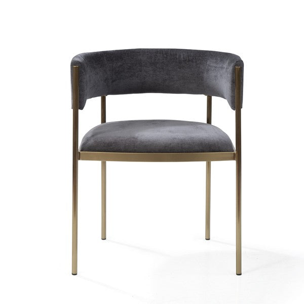 Tommy Franks Envie II Dining Chair - Set of 2 - Giselle Dark Charcoal