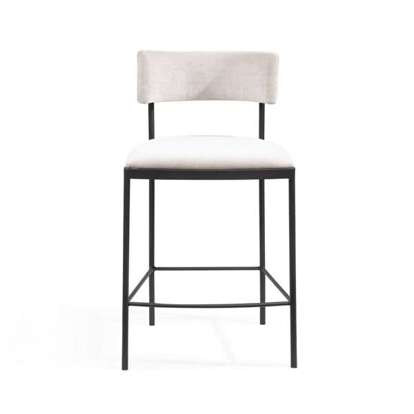 Tommy Franks Envie I Counter Stool - Giselle Grey Beige   Nicholas John Interiors