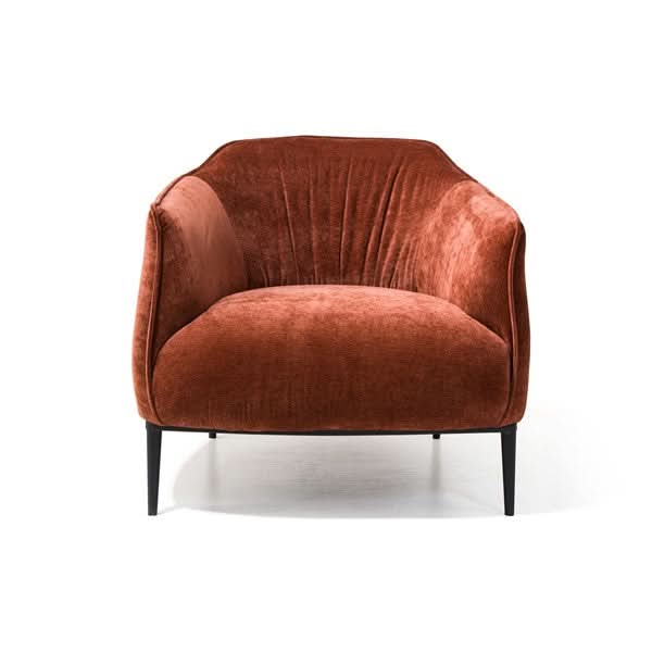 Tommy Franks Tyrone Lounge Chair - Rust   Nicholas John Interiors