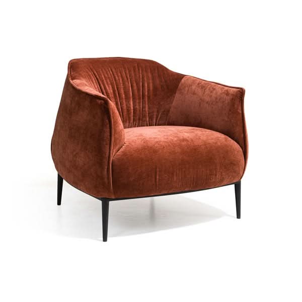 Tommy Franks Tyrone Lounge Chair - Rust   Nicholas John Interiors