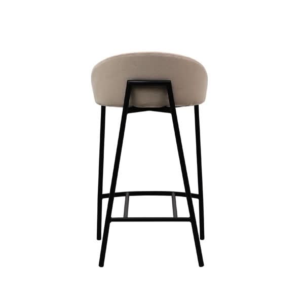 Tommy Franks Tux Counter Stool - Taupe   Nicholas John Interiors