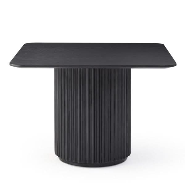 Tommy Franks Lantine Side Table in Black Oak & Lacquer   Nicholas John Interiors