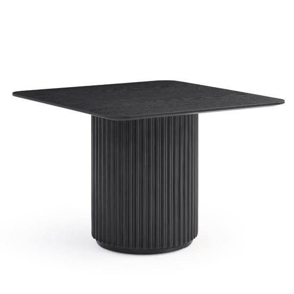 Tommy Franks Lantine Side Table in Black Oak & Lacquer   Nicholas John Interiors