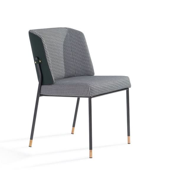 Tommy Franks Victor Dining Chair - Houndstooth - Set of 2   Nicholas John Interiors