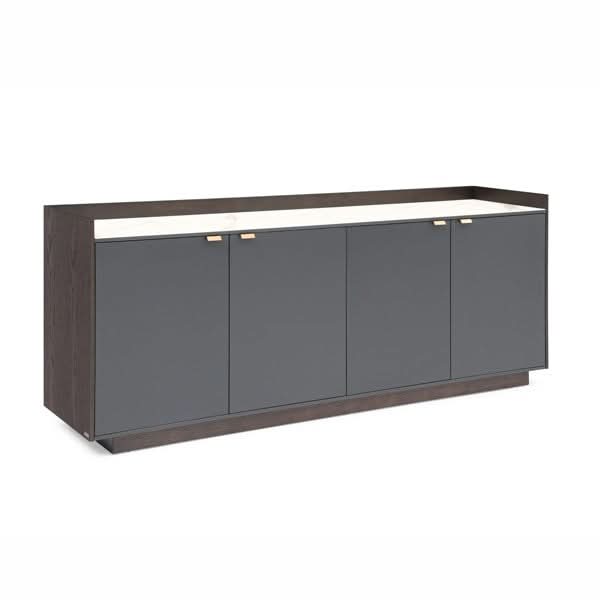 Tommy Franks Saviour Buffet - Anthracite   Nicholas John Interiors