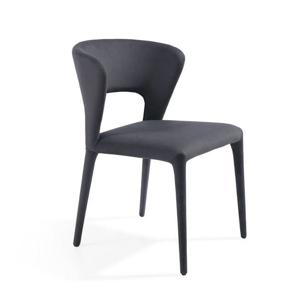 Tommy Franks Pari I Dining Chair - Luxe Cinder Grey - Set of 2   Nicholas John Interiors