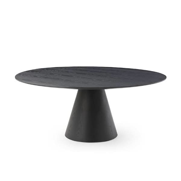 Tommy Franks Tavamo 180 Dining Table - Black Oak   Nicholas John Interiors