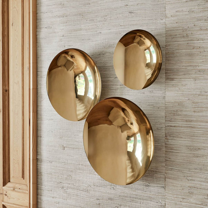 Uttermost Golden Bowls Metal Wall Decor - Set of 3