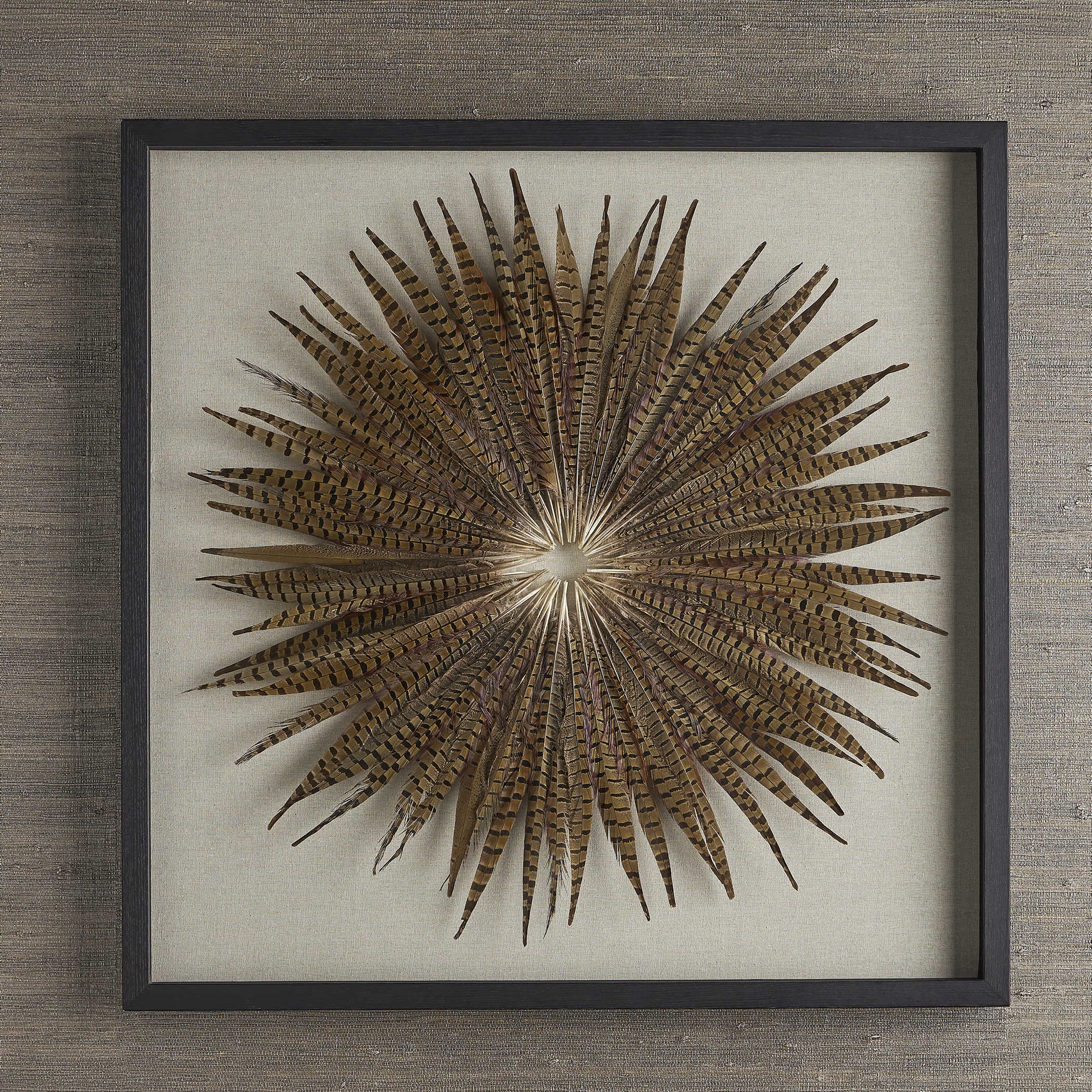 Uttermost Feather Burst Shadow Box