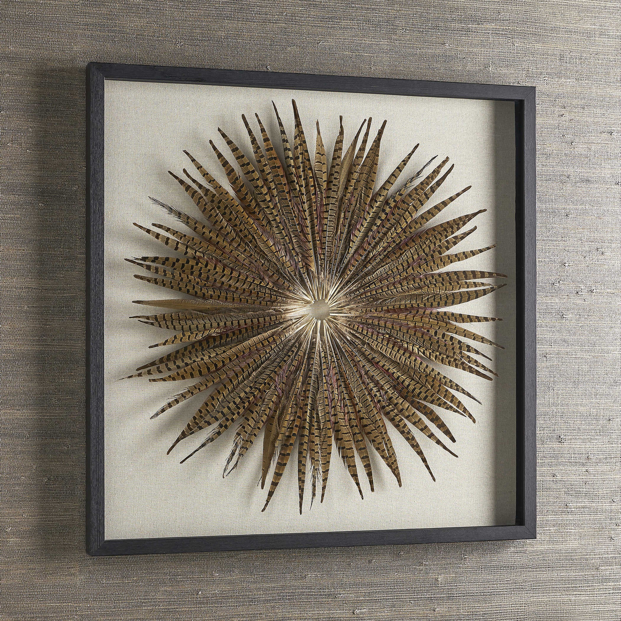 Uttermost Feather Burst Shadow Box