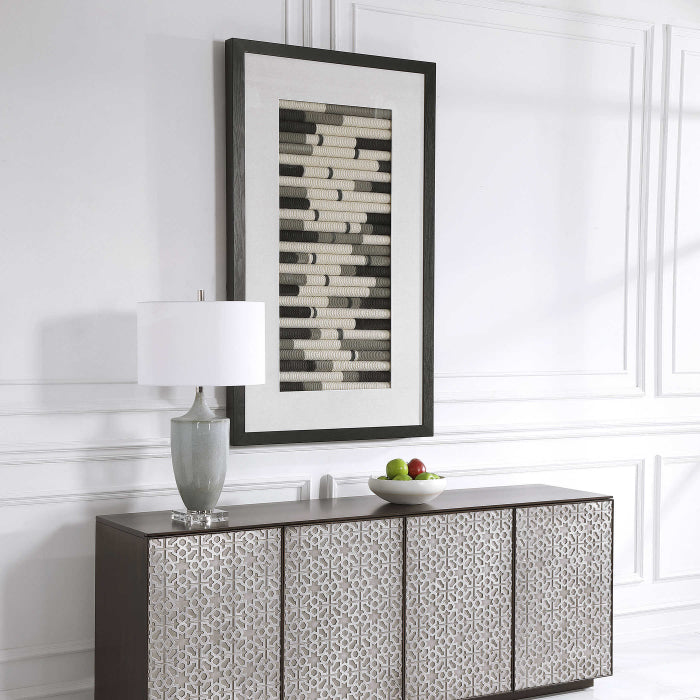 Uttermost Flaxen Scroll Shadow Box