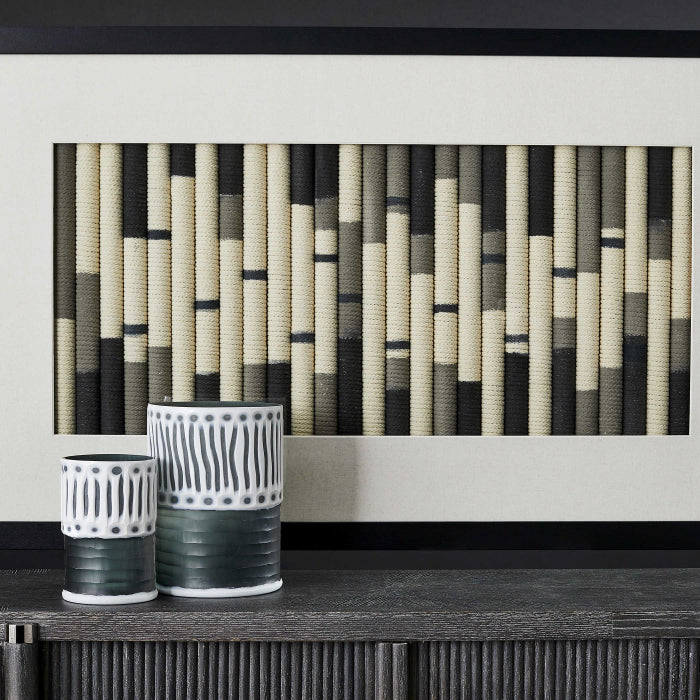 Uttermost Flaxen Scroll Shadow Box