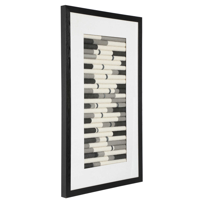 Uttermost Flaxen Scroll Shadow Box