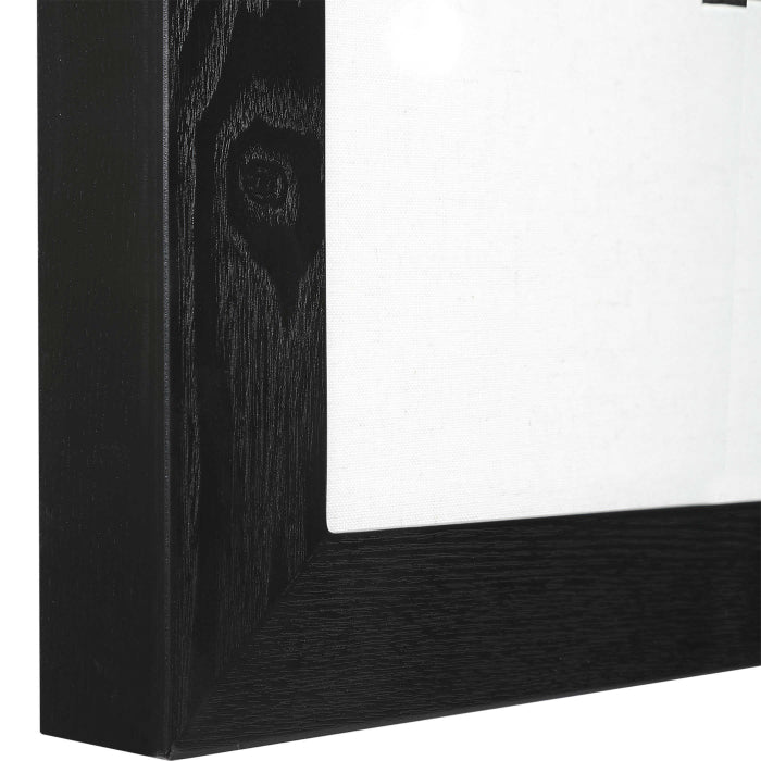 Uttermost Flaxen Scroll Shadow Box