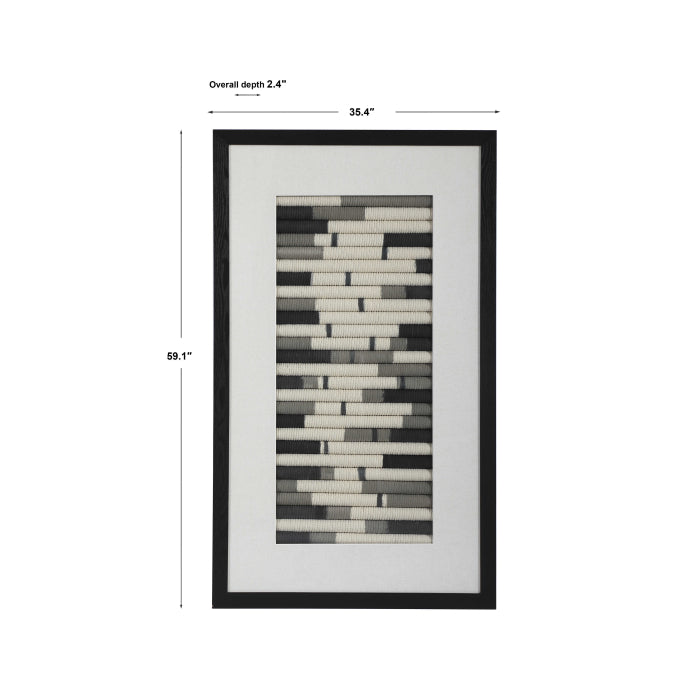 Uttermost Flaxen Scroll Shadow Box