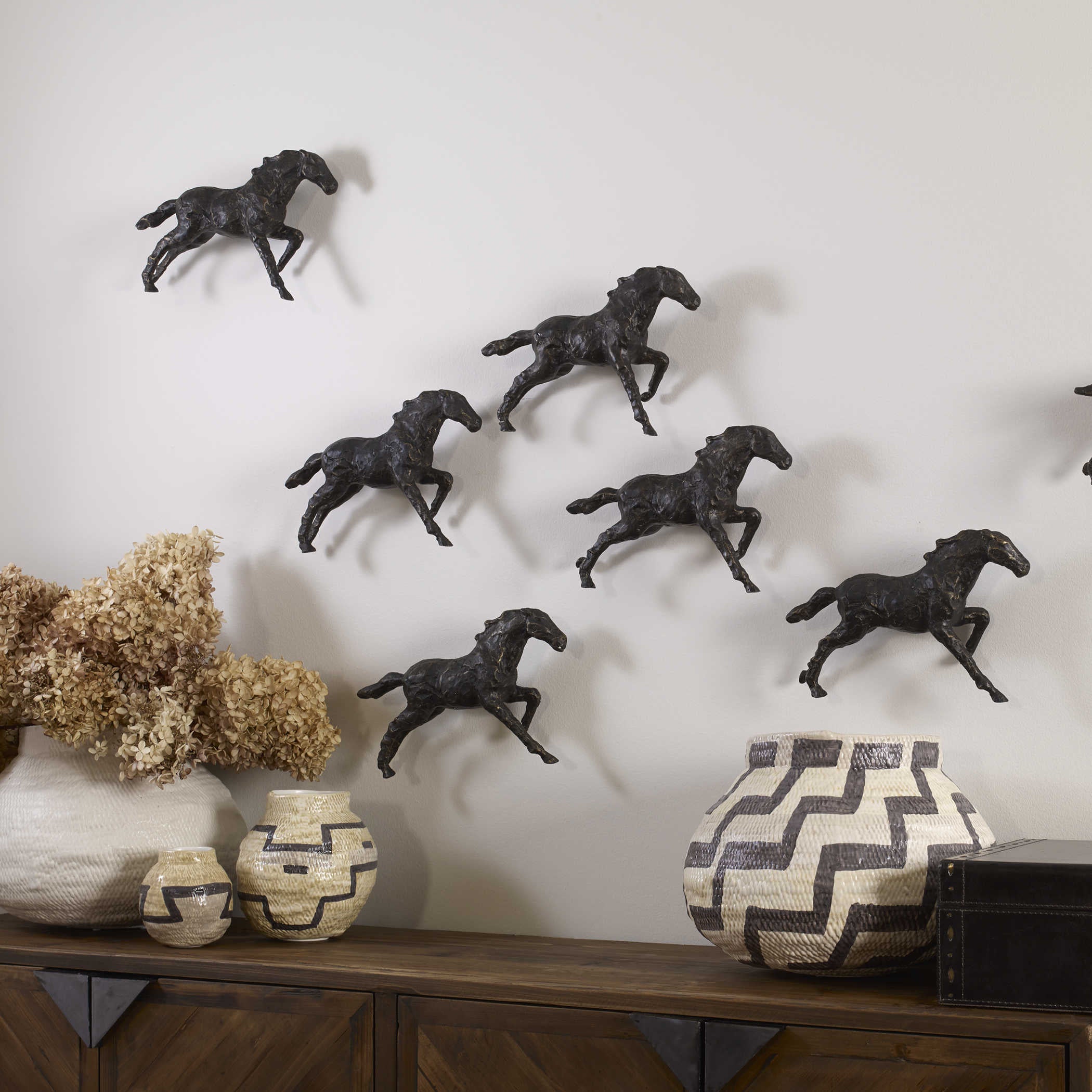 Uttermost Stampede Metal Wall Sculpture