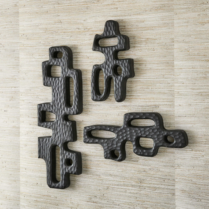 Uttermost Chiseled Silhouette Wall Sculptures, Set of 2
