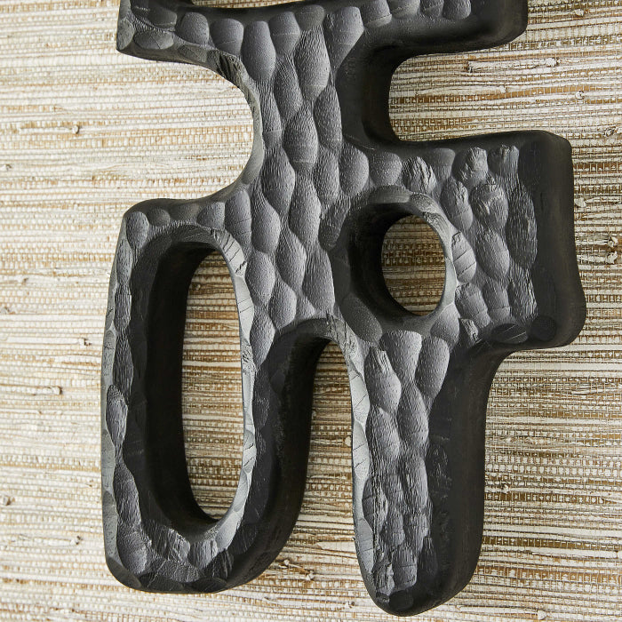 Uttermost Chiseled Silhouette Wall Sculptures, Set of 2