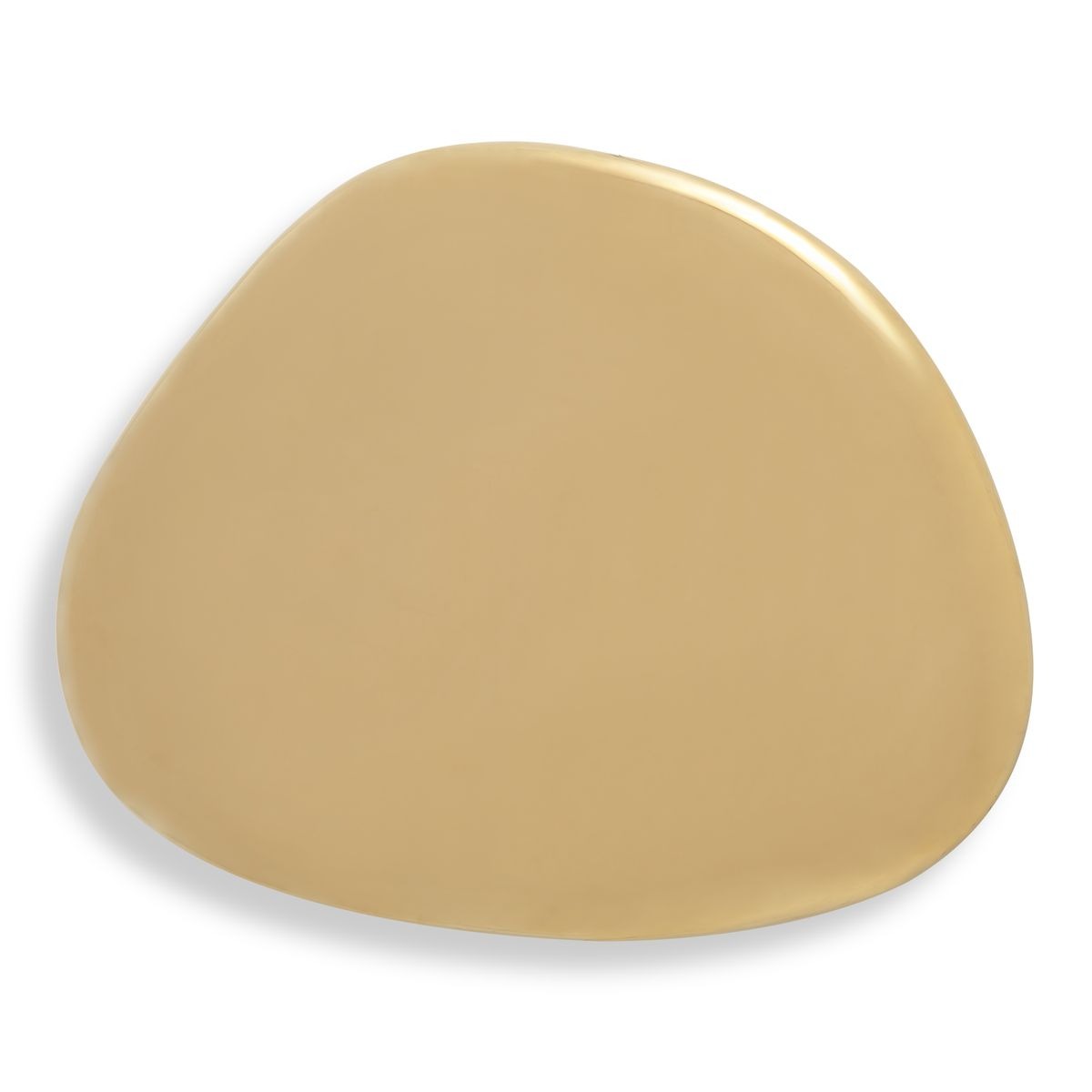 Jelly Bean Wall Sculpture Small in Gold