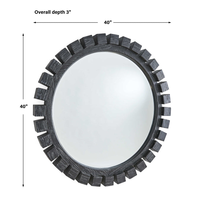 Uttermost Around The Block Mirror - Ebony