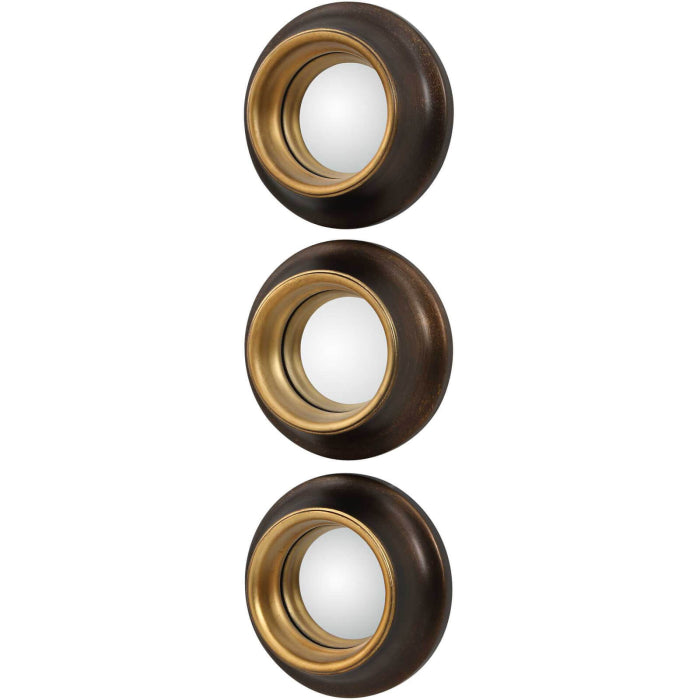 Uttermost Bullseye Mirrors - Set of 3