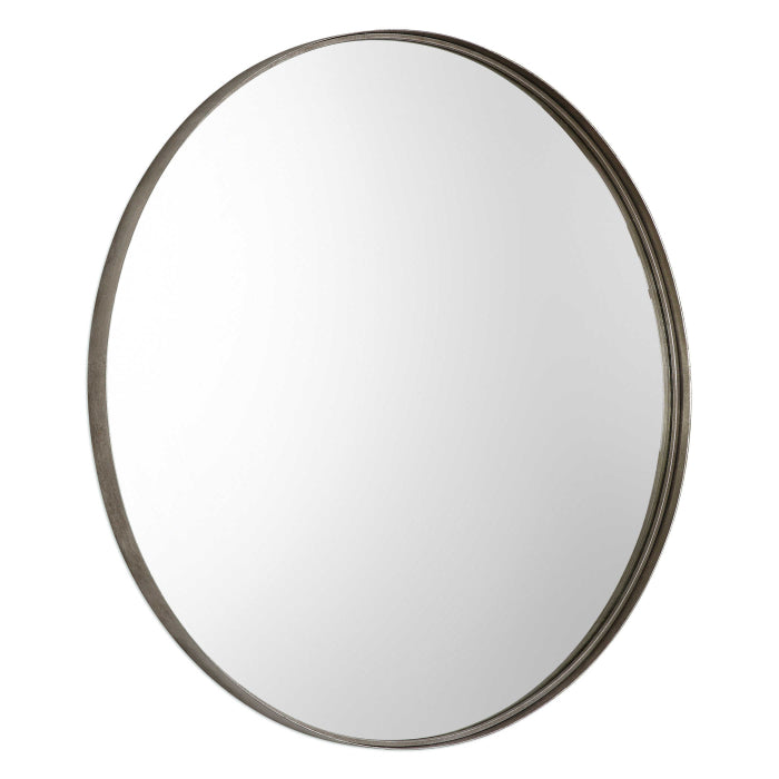 Uttermost Agoura Round Mirror - 48 Silver
