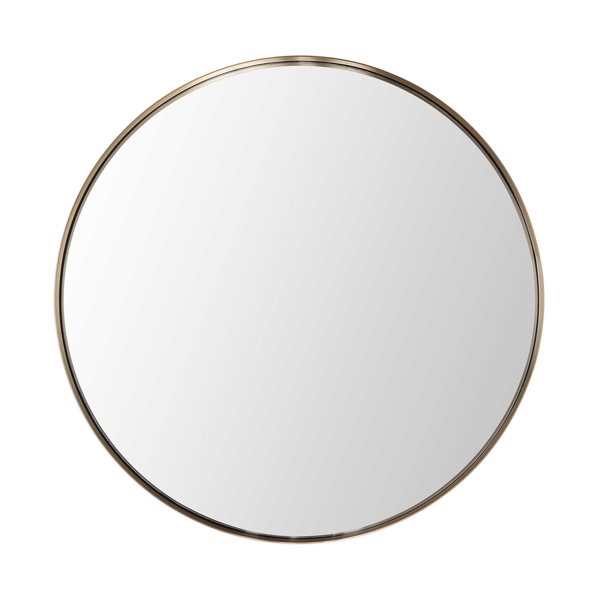 Padria Round Mirror - 102cm Brass
