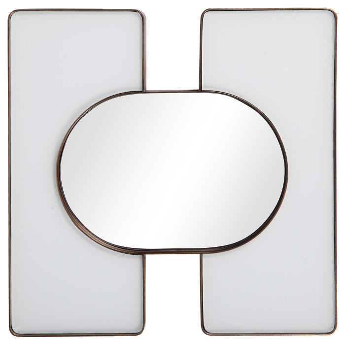 Uttermost Embrace Square Mirror - 24x24 White