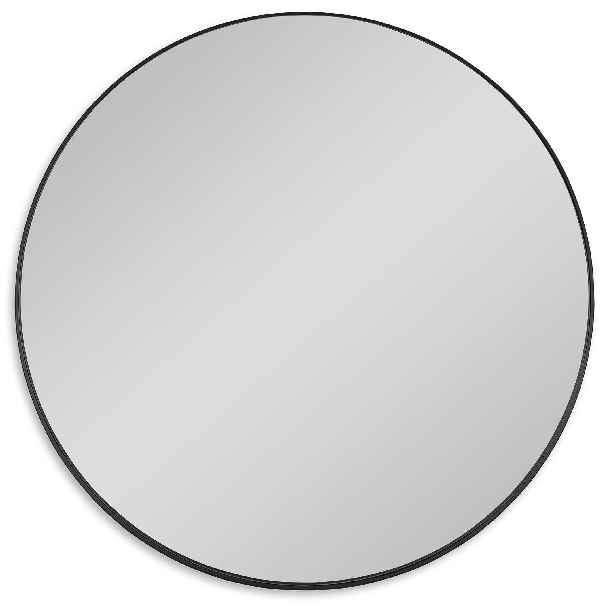 Padria Round Mirror - 122cm Black