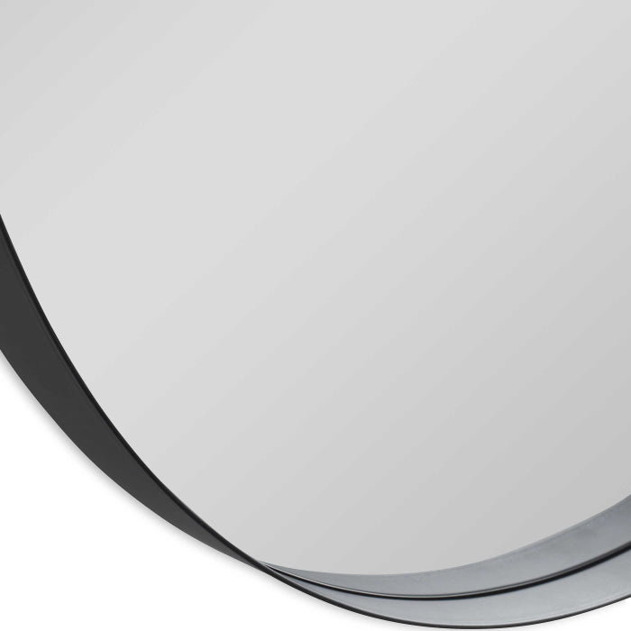 Uttermost Padria Round Mirror - Black