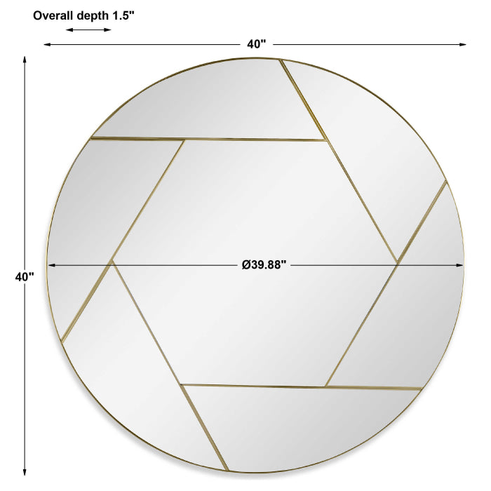 Uttermost Kaleidoscope Mirror