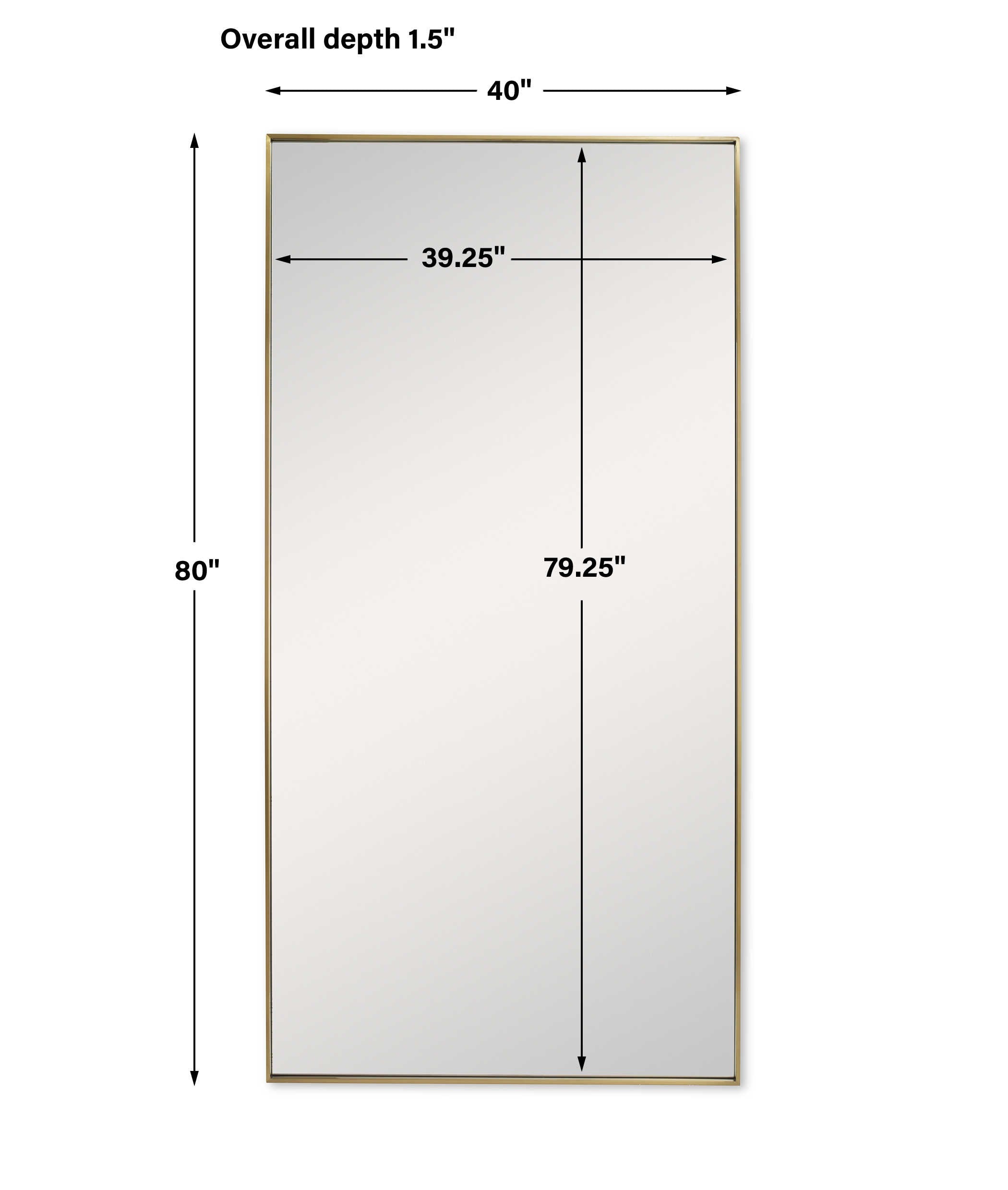 Uttermost Harland Mirror - Brass